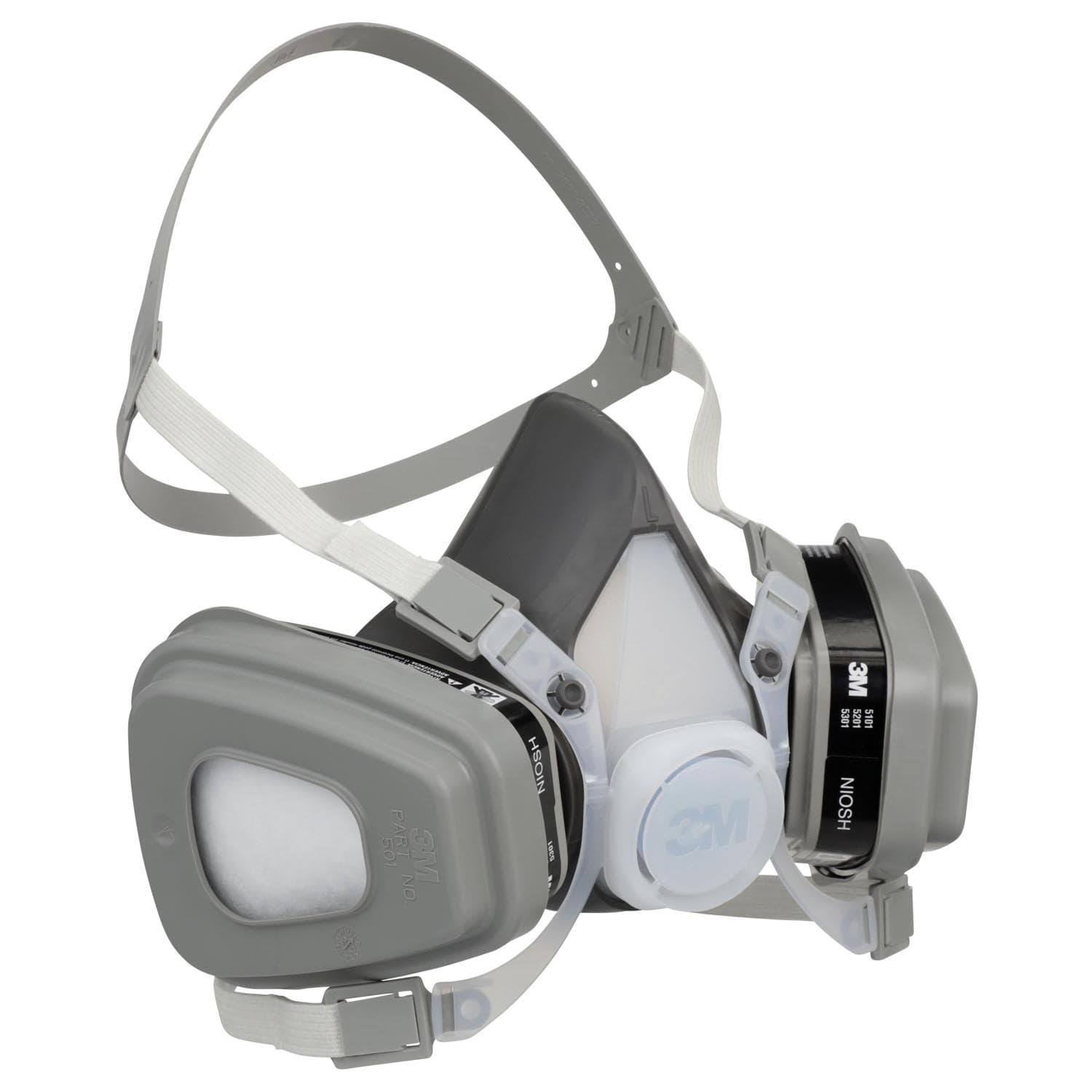 3M Half Facepiece Disposable Respirator Assembly 53P71, Organic Vapor/P95 Respiratory Protection_2