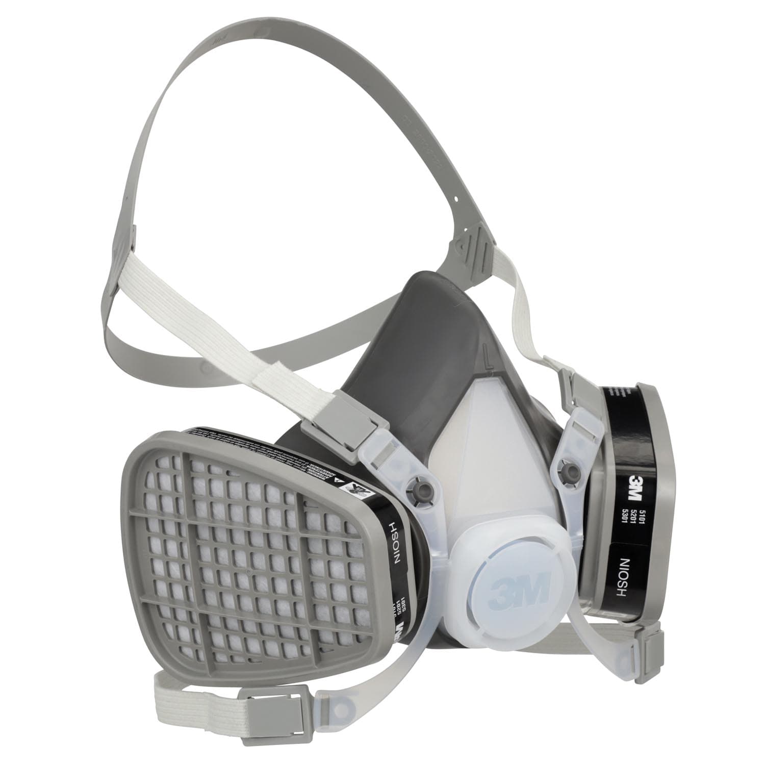 3M Half Facepiece Disposable Respirator Assembly 53P71, Organic Vapor/P95 Respiratory Protection_5