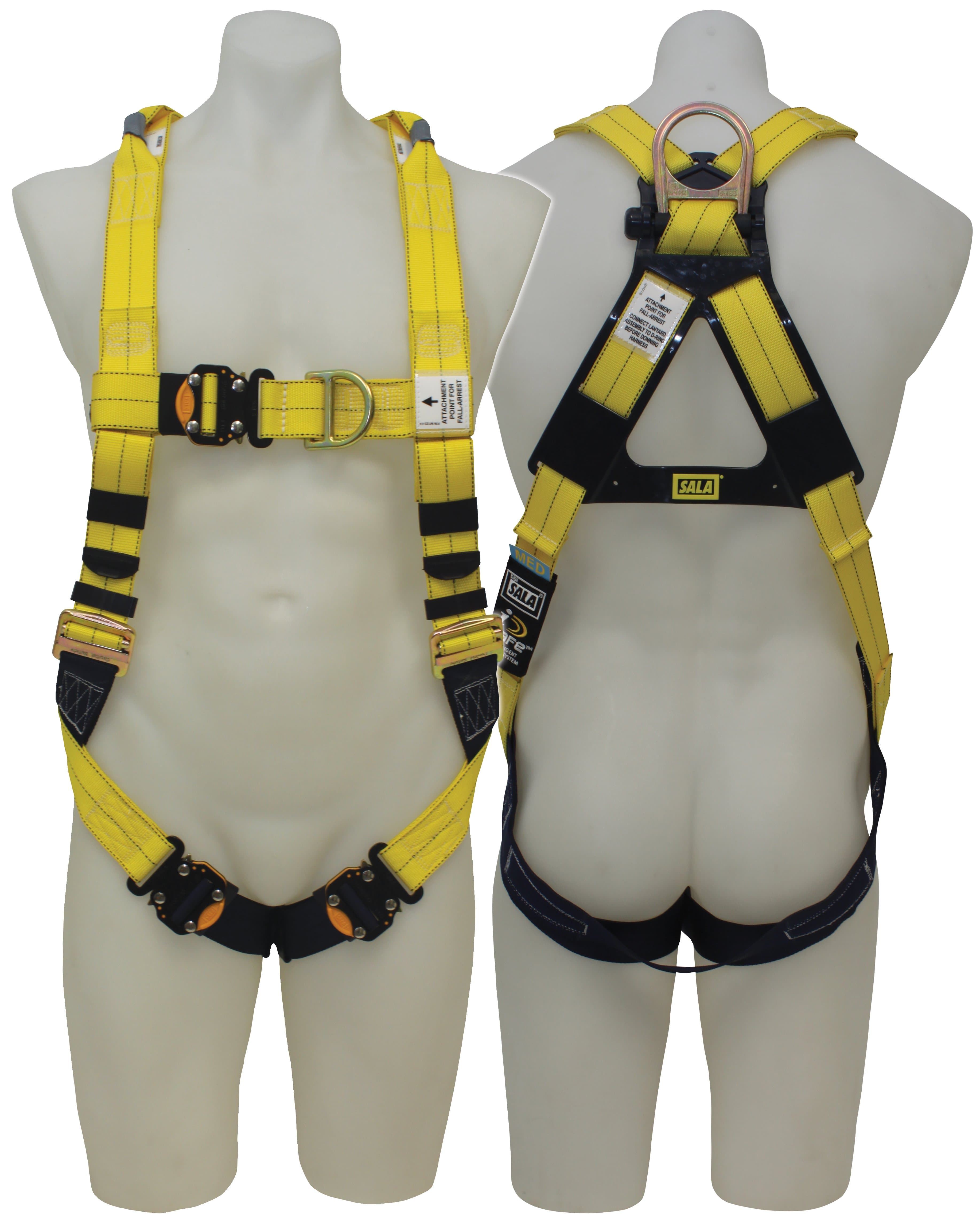 3M™ DBI-SALA® Delta™ Riggers Harness 803L0018, Yellow, Large, 1 EA/Case