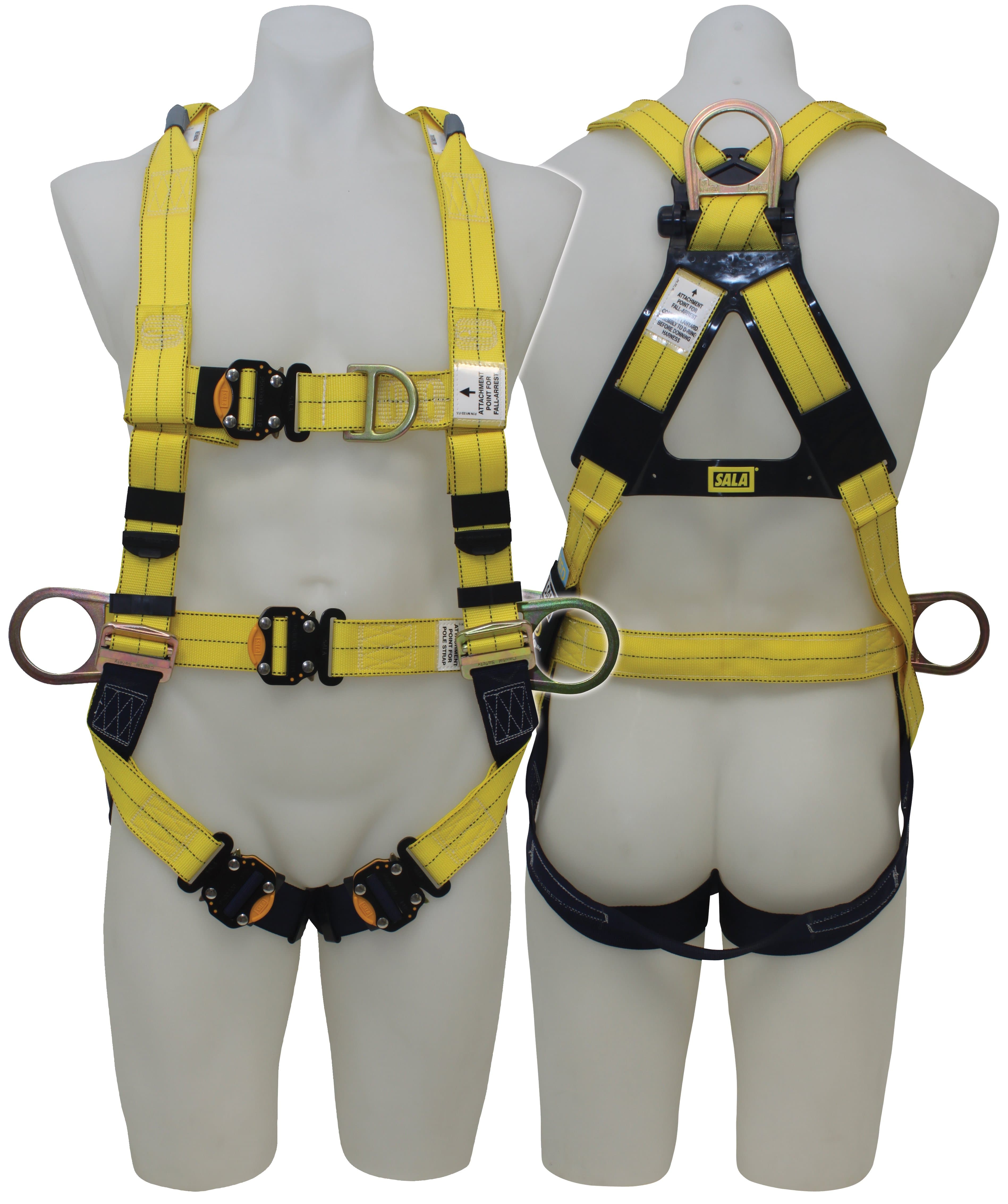 3M™ DBI-SALA® Delta™ All Purpose Harness 823M0018, Yellow, Medium, 1 EA/Case