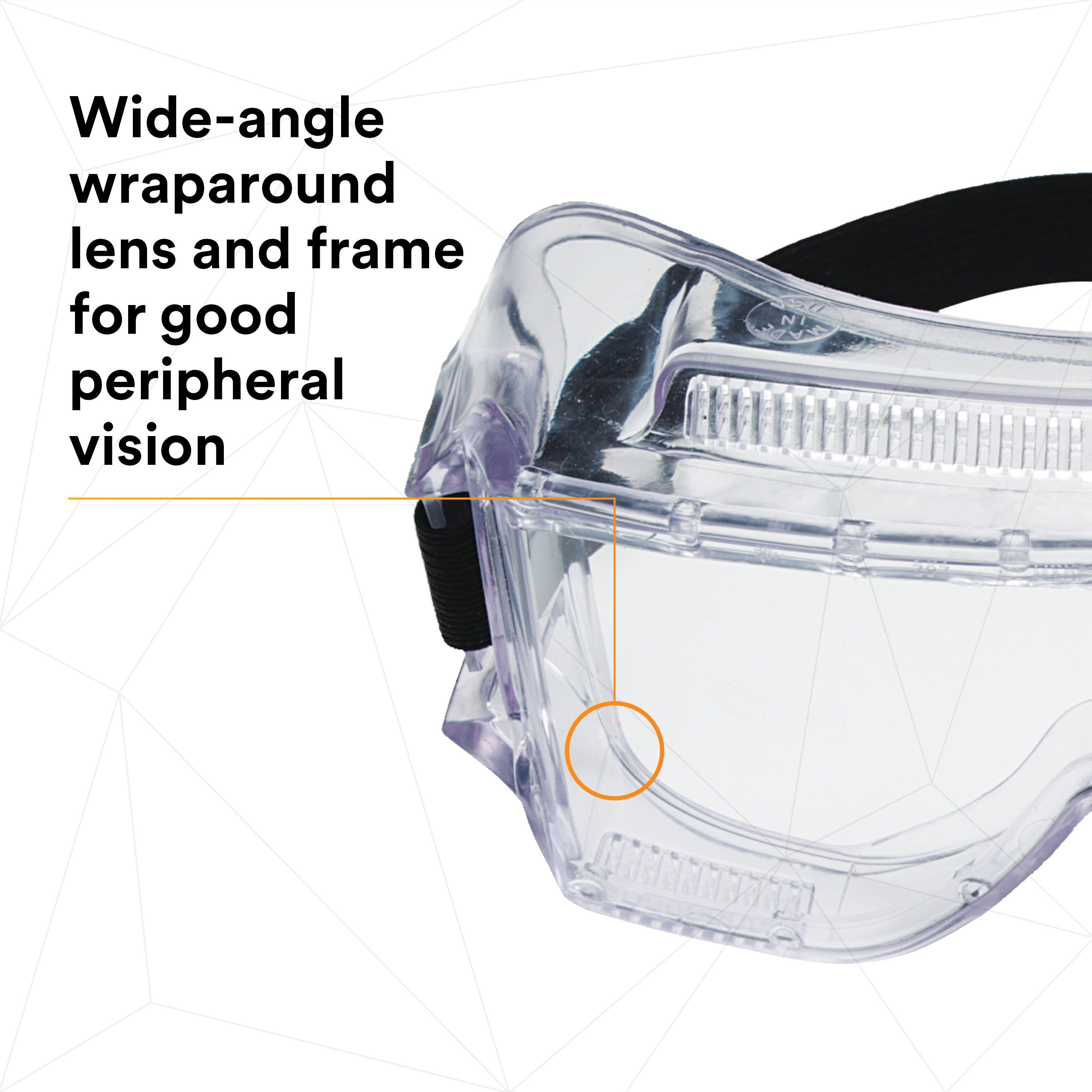 3M™ Centurion™ Impact Safety Goggles 452AF, 40301-00000-10, Clear
Anti-Fog Lens