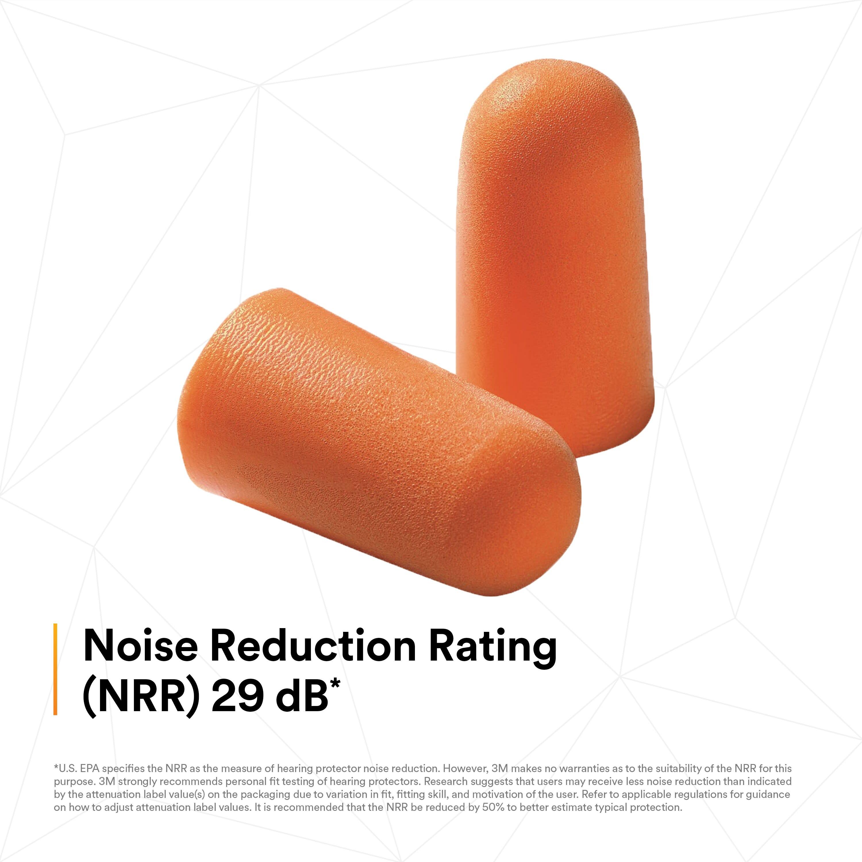 3M™ Foam Earplugs 1100, Uncorded