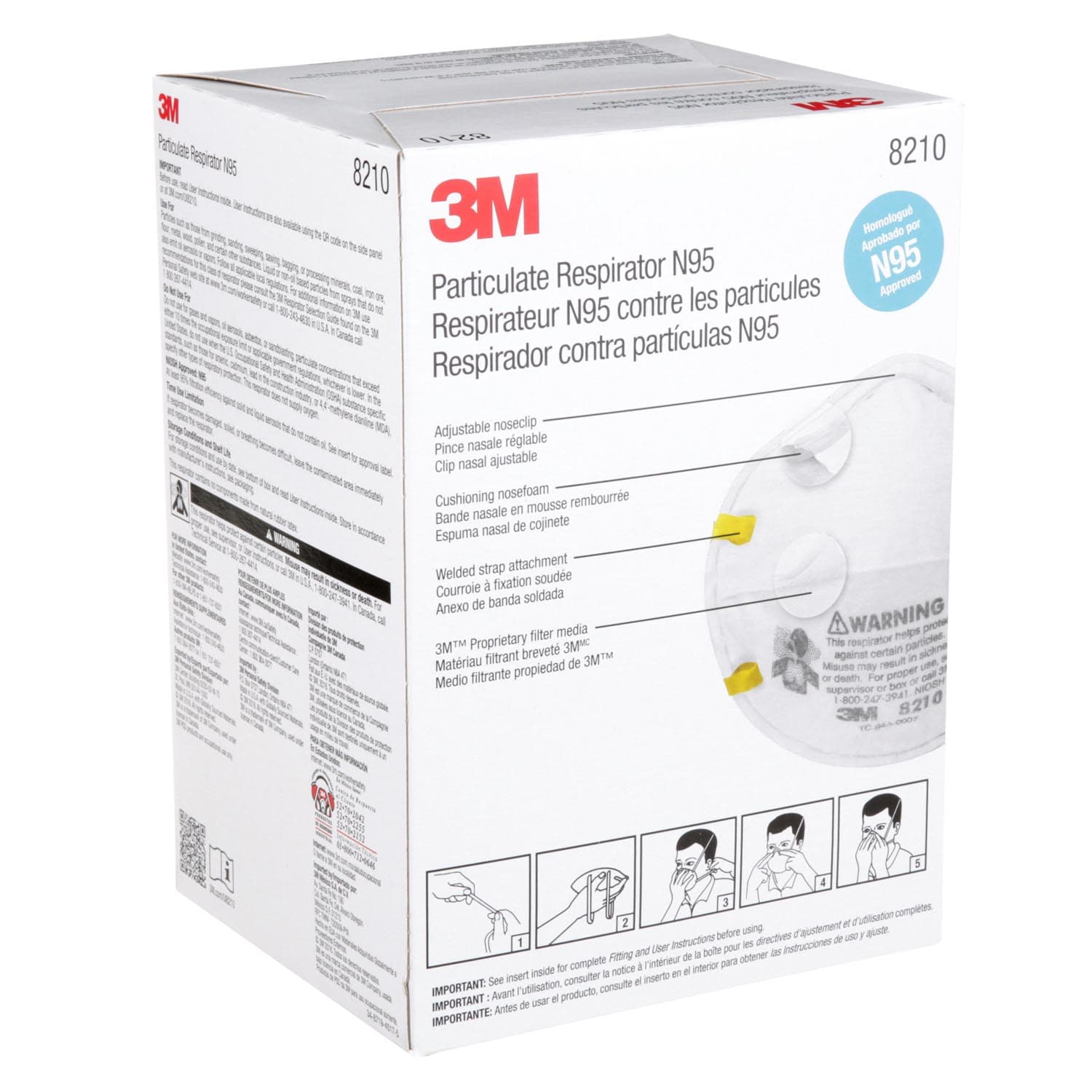 3M Particulate Respirator 8210_8