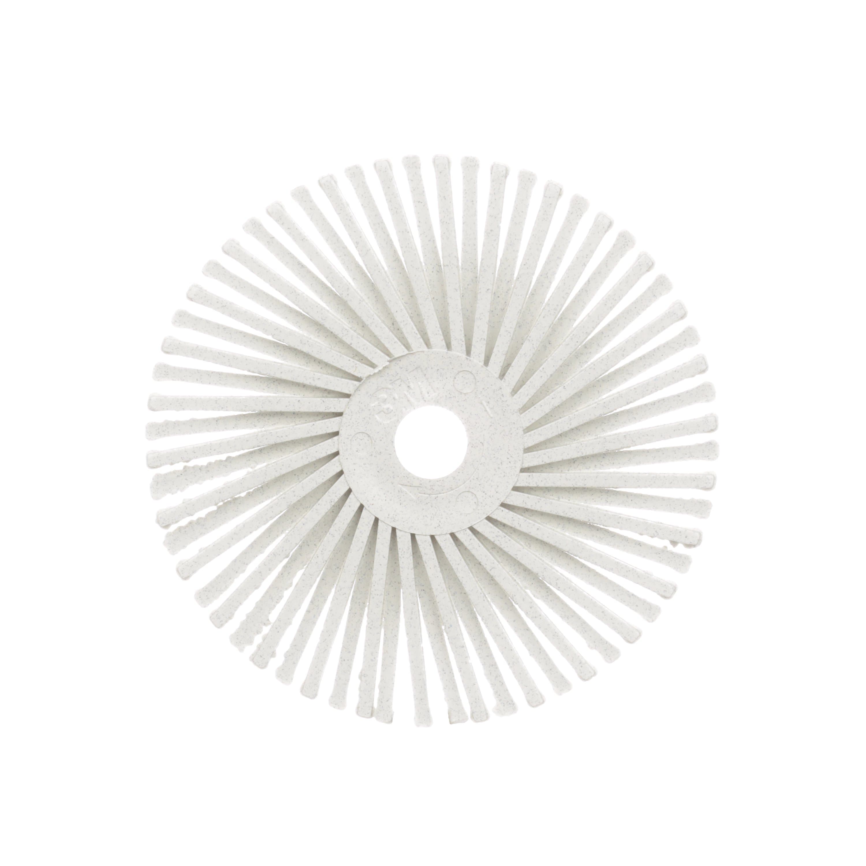 Scotch-Brite Radial Bristle Disc, RB-ZB, 120, 3 in x 3/8 in,