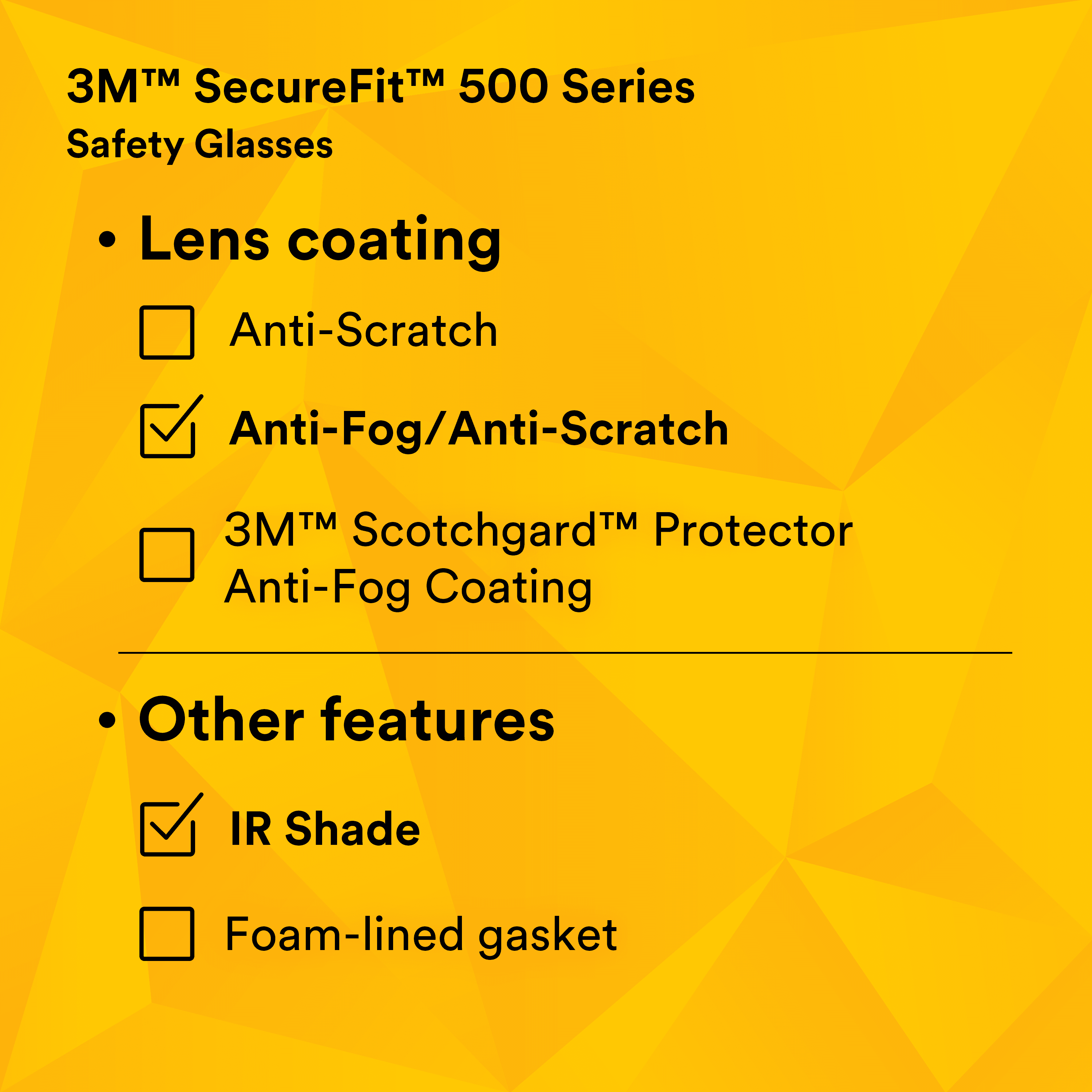 3M SecureFit 500 Series SF517AF-GRN, Black/Green, IR 1.7 Gray AF-AS Lens_2