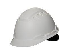 3M™ SecureFit™ Elevated Temperature Hard Hat H-701T-SF, White, 4-Point Pressure Diffusion Ratchet Suspension