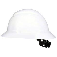 3M™ SecureFit™ Full Brim Hard Hat CHH-FB-R-W6-SL, with Ratchet Adjustment, White