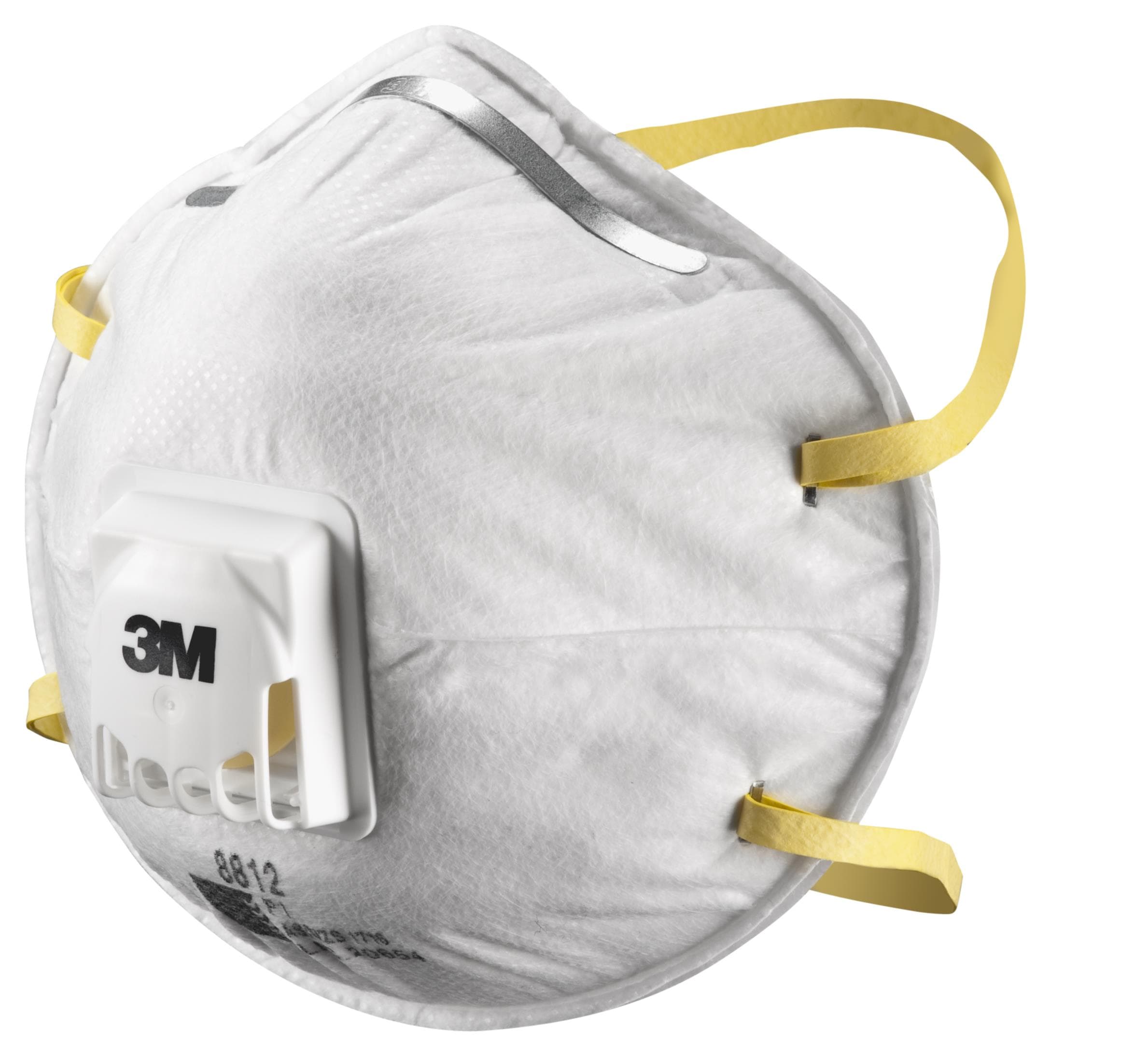 3M Cupped Particulate Respirator 8812, P1, valved, 10/Box_6