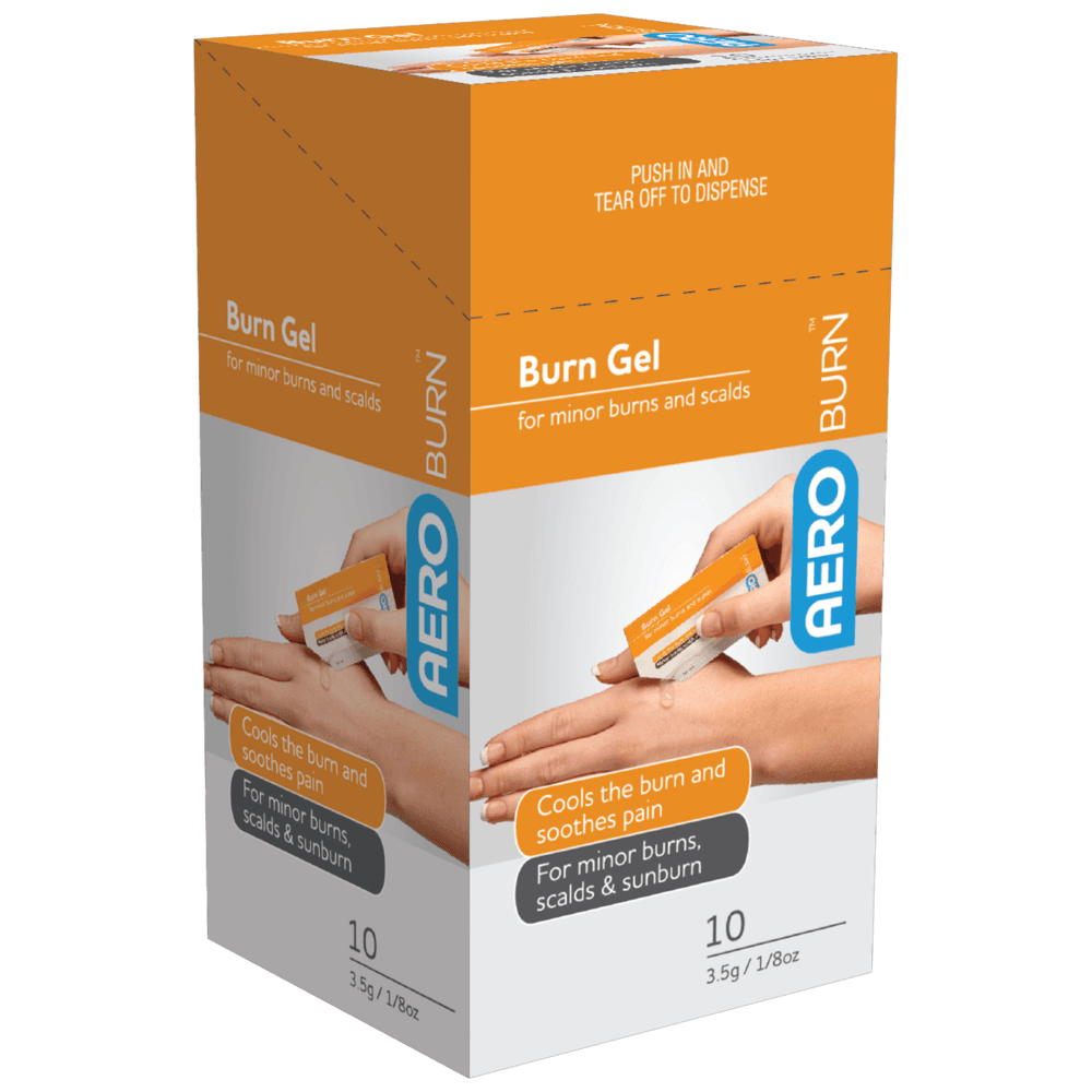 Aero Healthcare AEROBURN Burn Gel Sachet 3.5g Box/10  Sachet/pk10