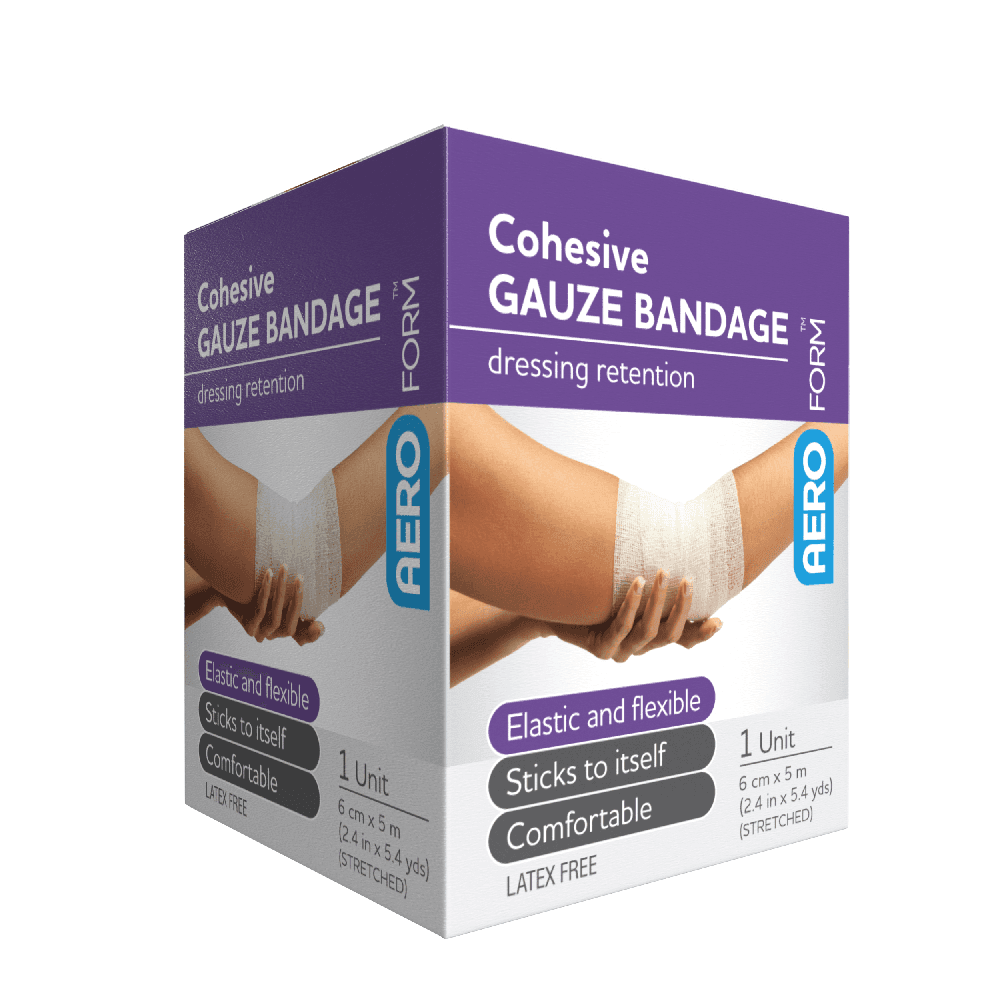 Aero Healthcare AeroForm Cohesive Gauze Bandage 6cm x 5M