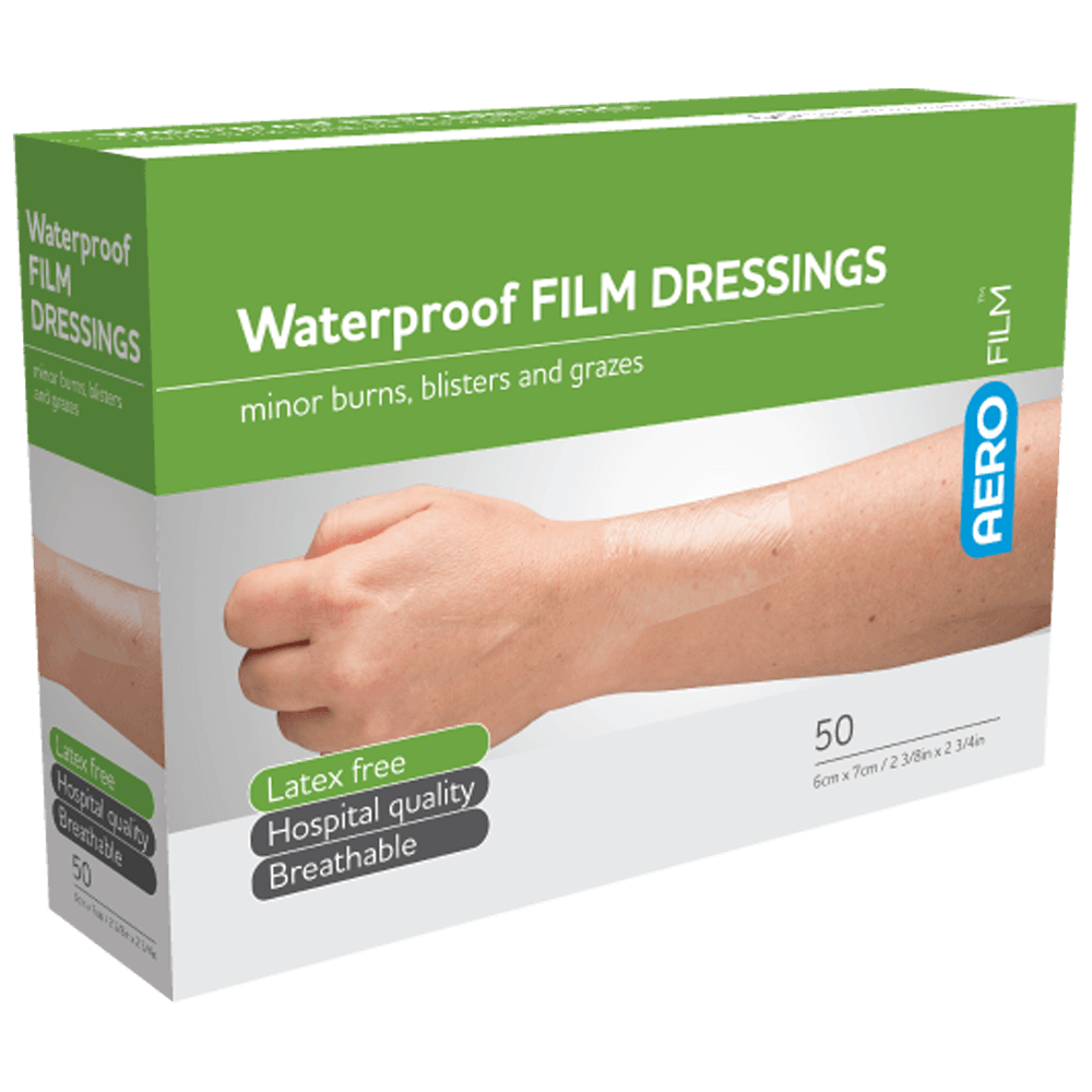 Aero Healthcare AEROFILM Waterproof Film Dressing 6 x 7cm  Box/50