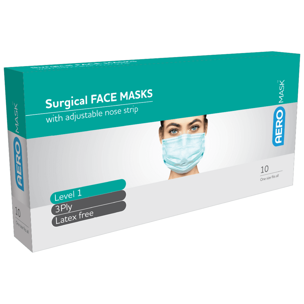 Aero Healthcare AEROMASK Level 2 Surgical Mask Box/10