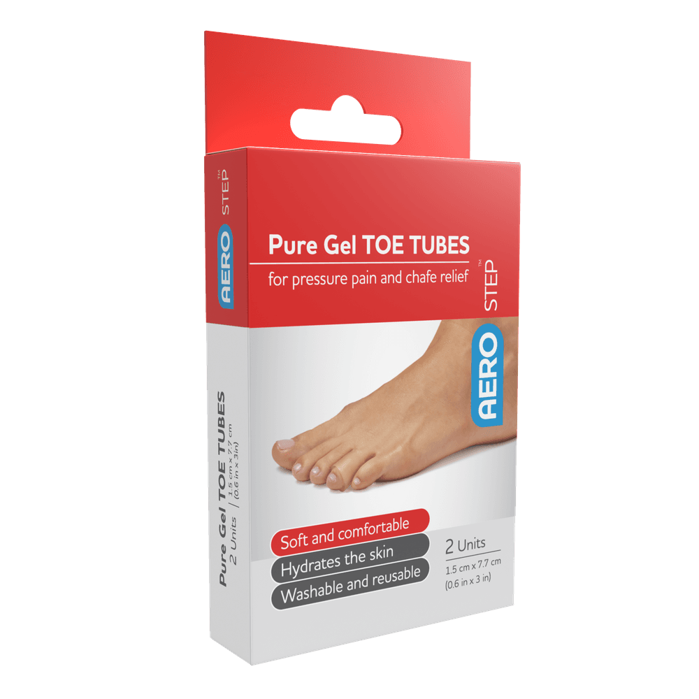 Aero Healthcare AeroStep Pure Gel Toe Tube 2pk