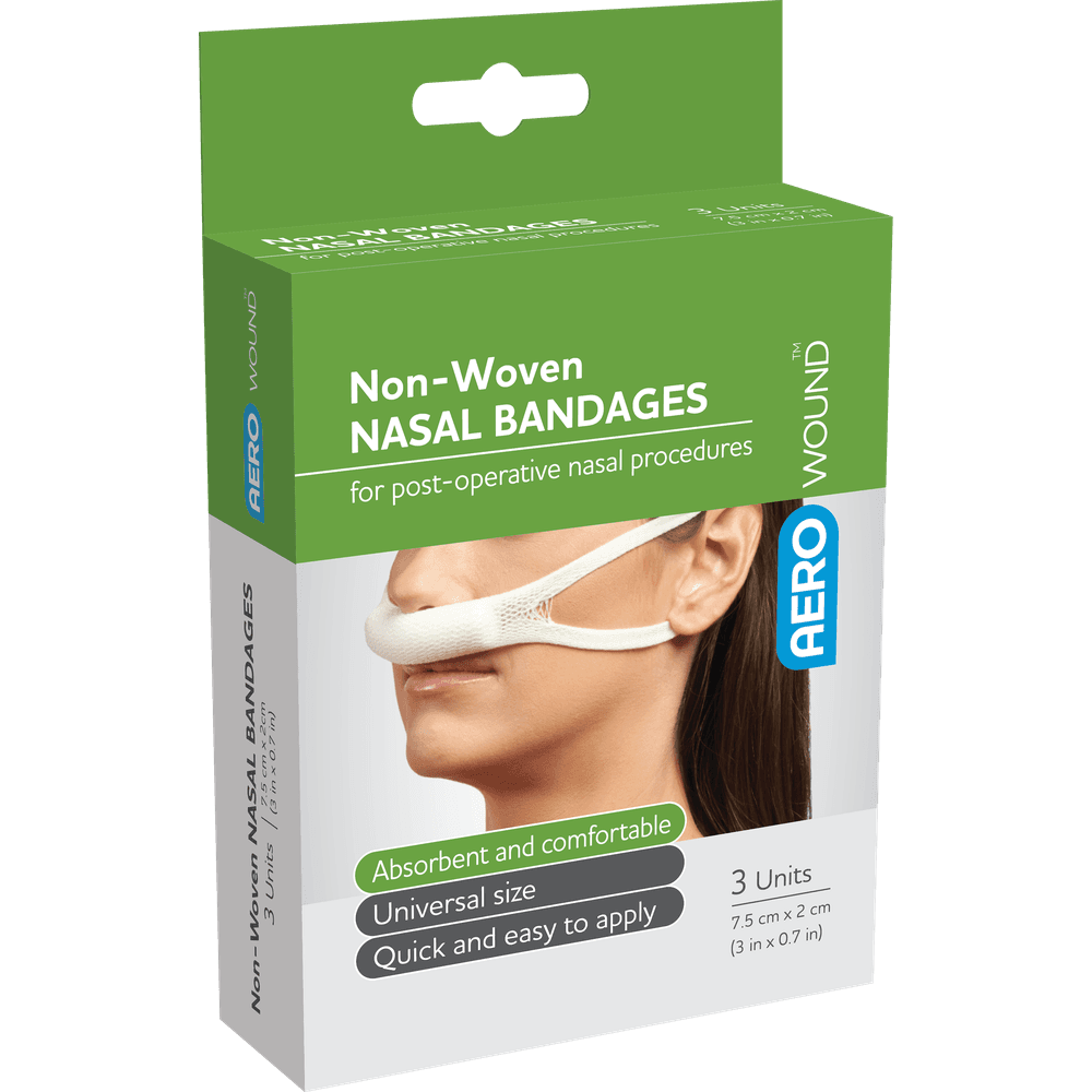 Aero Healthcare AeroWound Nasal Sling Bandage 3pk Box / 3