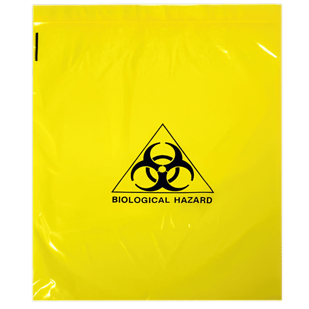 Aero Healthcare AEROHAZARD Biohazard Clinical Waste Bag 4L - Press Seal, 30um (250 x 300mm)