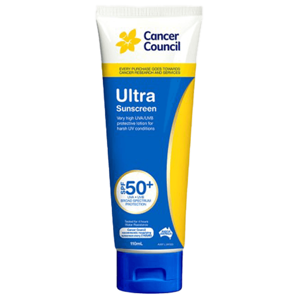 Aero Healthcare CANCER COUNCIL SPF50+ Ultra Sunscreen Tube 110mL