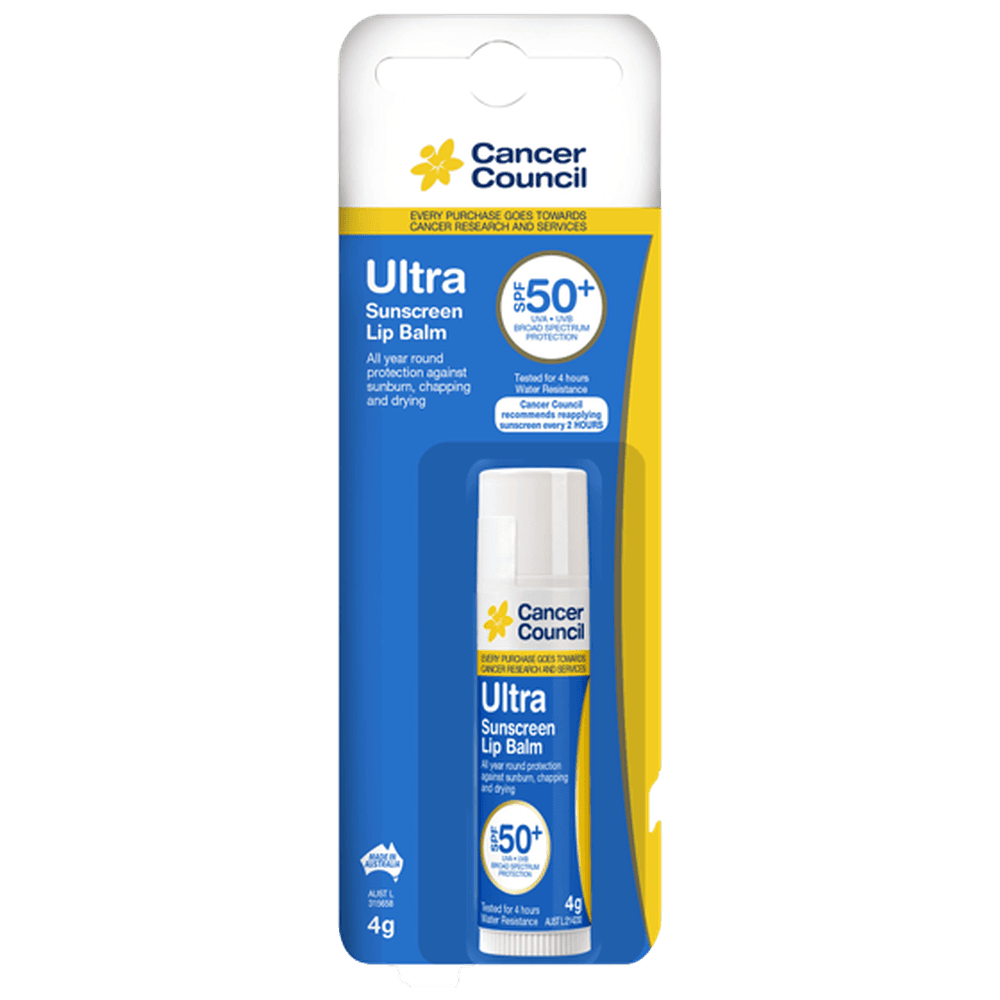 Aero Healthcare CANCER COUNCIL SPF50+ Ultra Lip Balm 4g