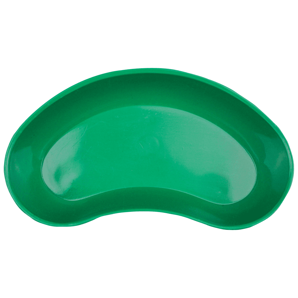 Aero Healthcare Disposable Green Plastic Kidney Dish 200mL