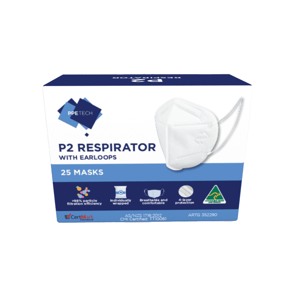 Aero Healthcare PPE Tech P2 Respirator Masks Box/25