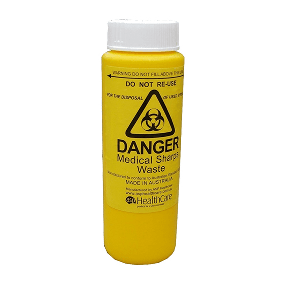 Aero Healthcare AEROHAZARD Sharps Disposal Container 250mL