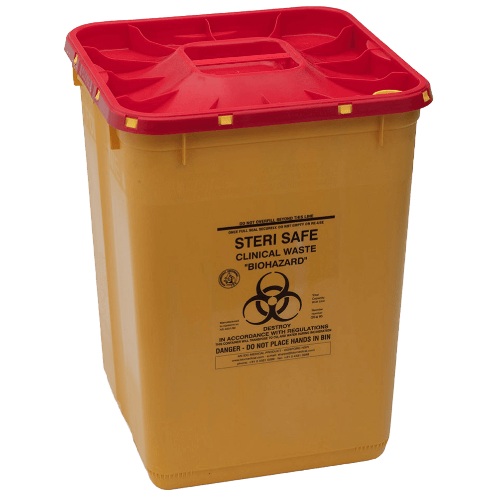 Aero Healthcare AEROHAZARD Sharps Disposal Container 60L