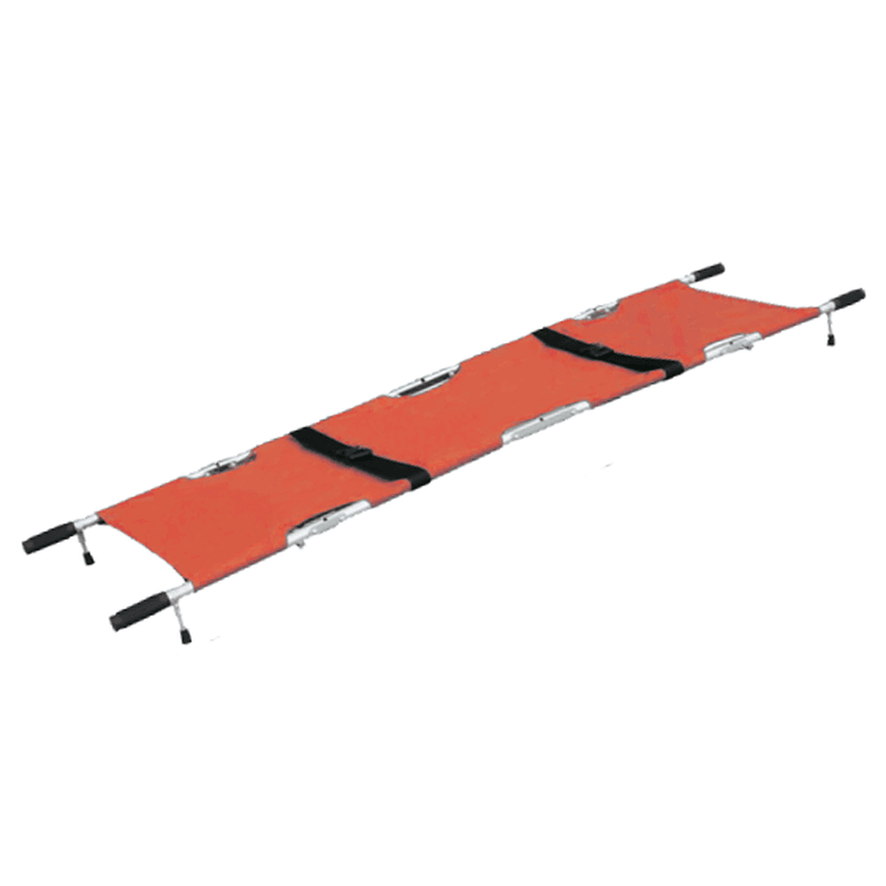 Aero Healthcare AERORESCUE Alloy Quad-Fold Emergency Pole Stretcher with Carry Case