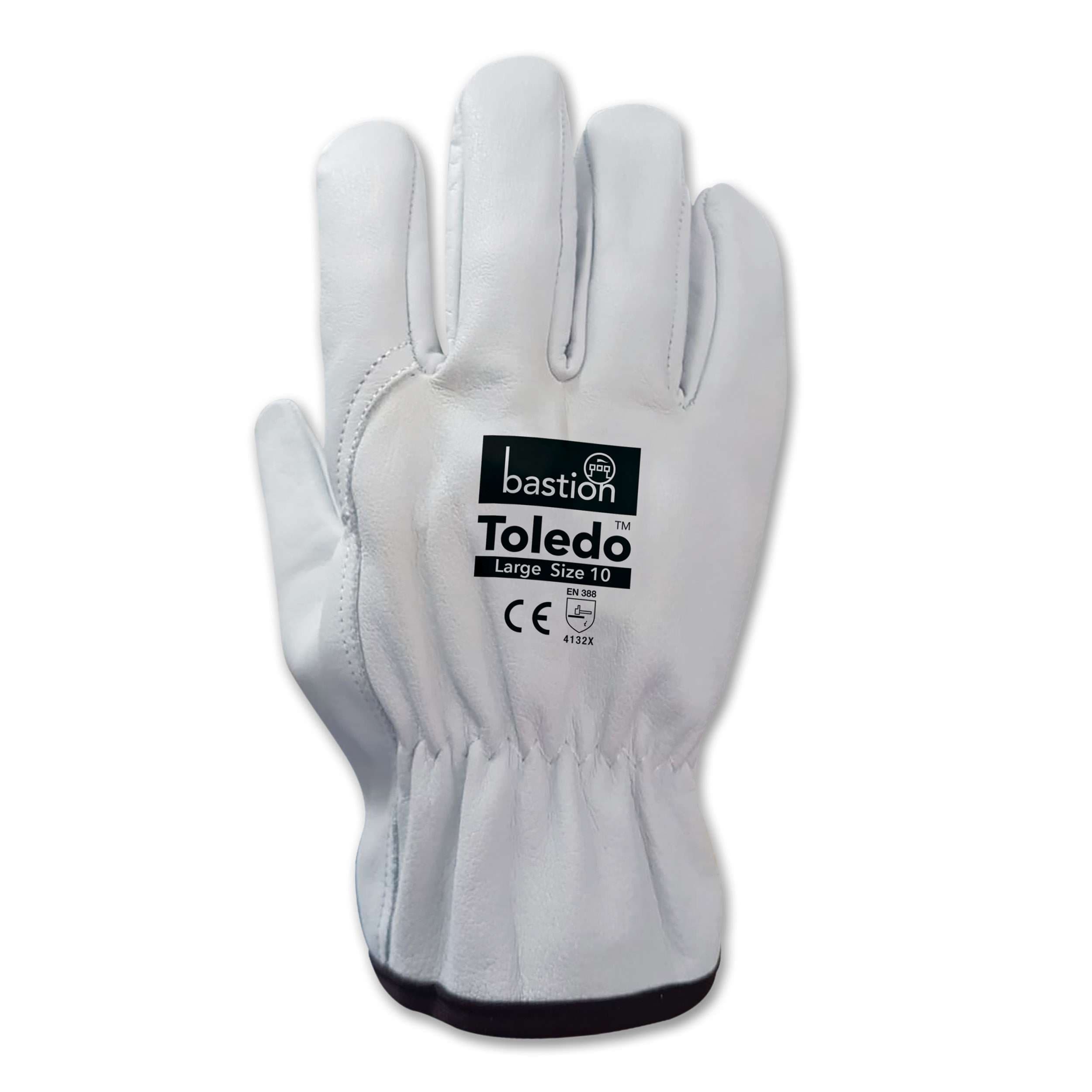 Bastion Toledo™ Premium A Grade Cow Grain Natural Leather Rigger Gloves_1