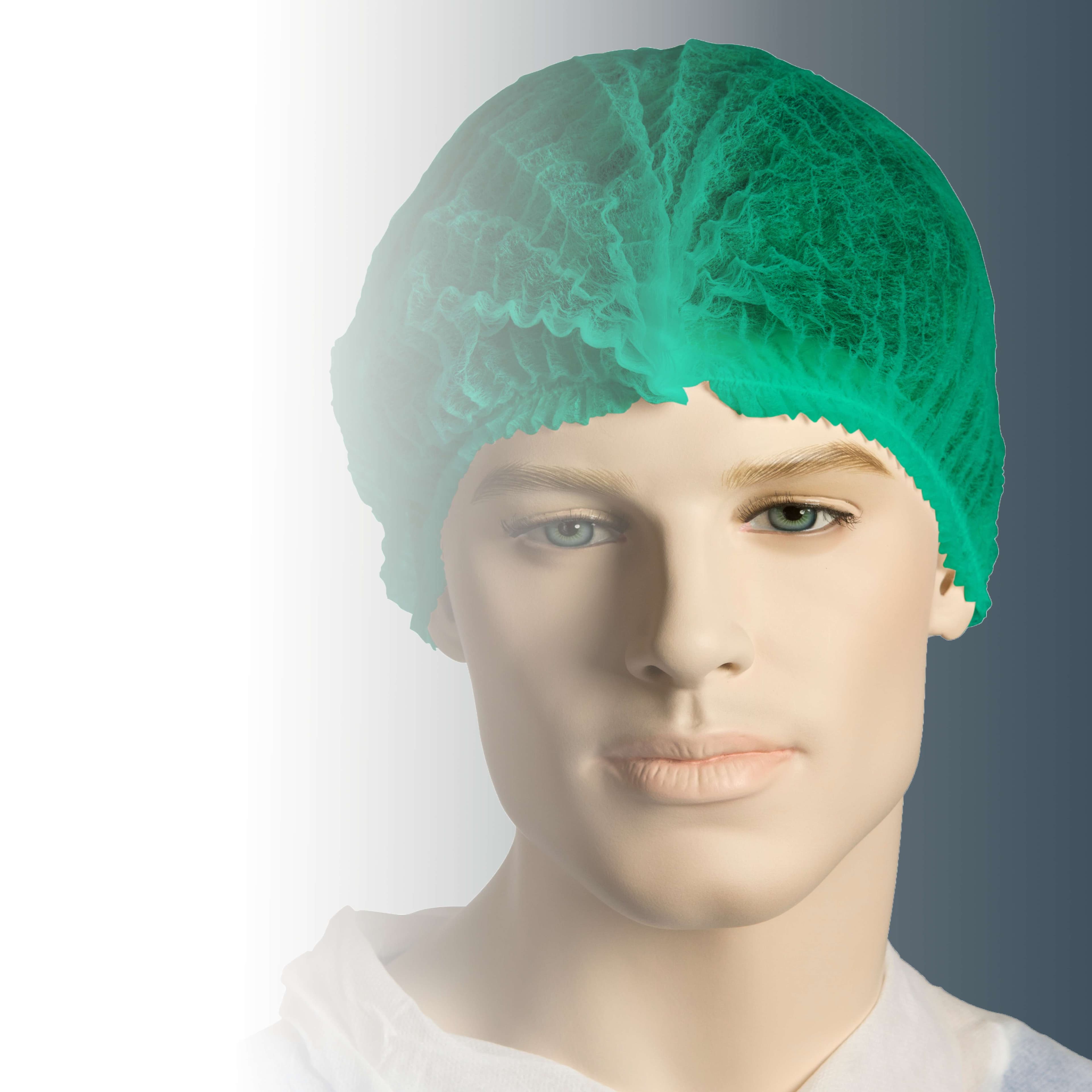 Bastion Polypropylene  Crimped  Berets  -  21"_5