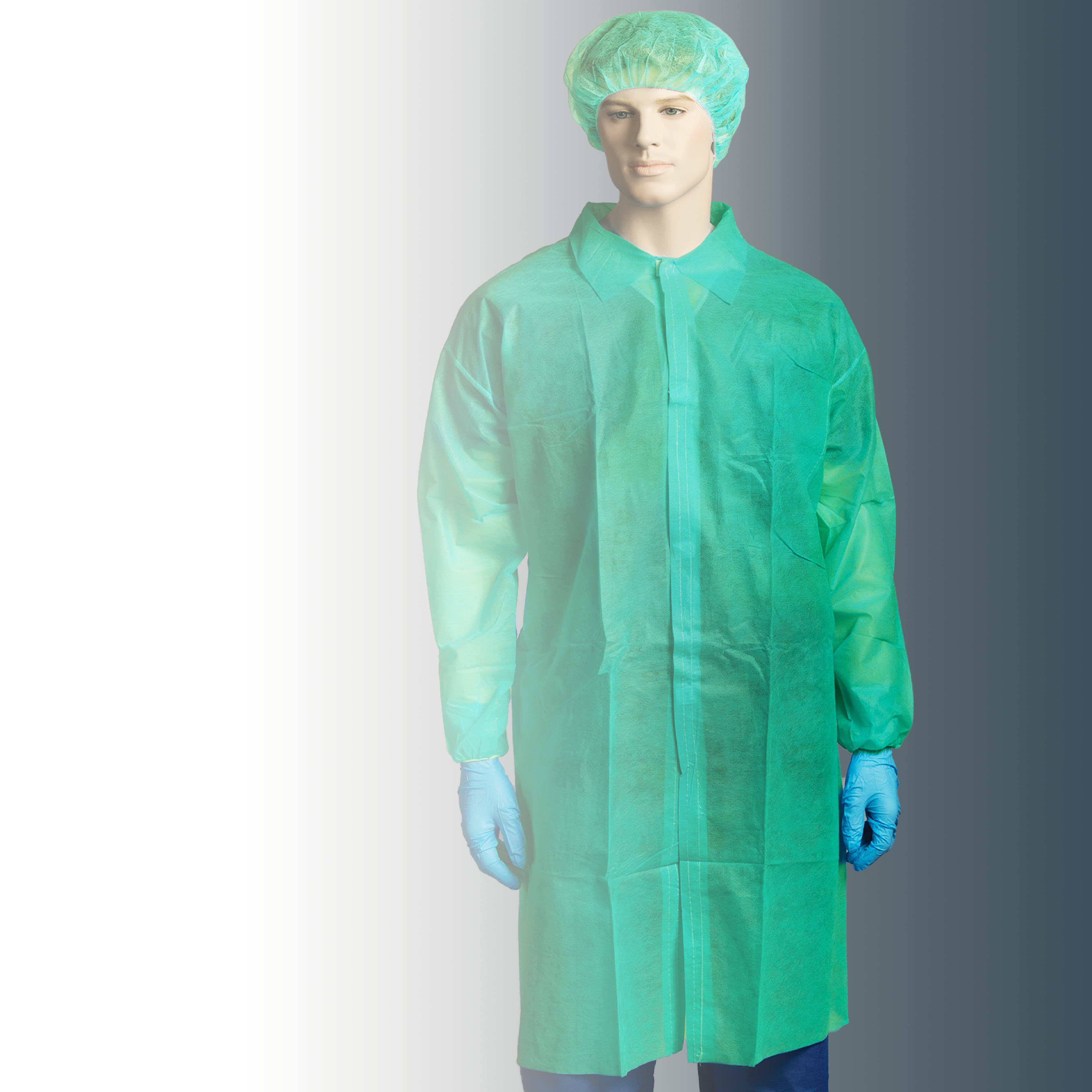 Bastion Polypropylene  Labcoat  -  No Pocket_0