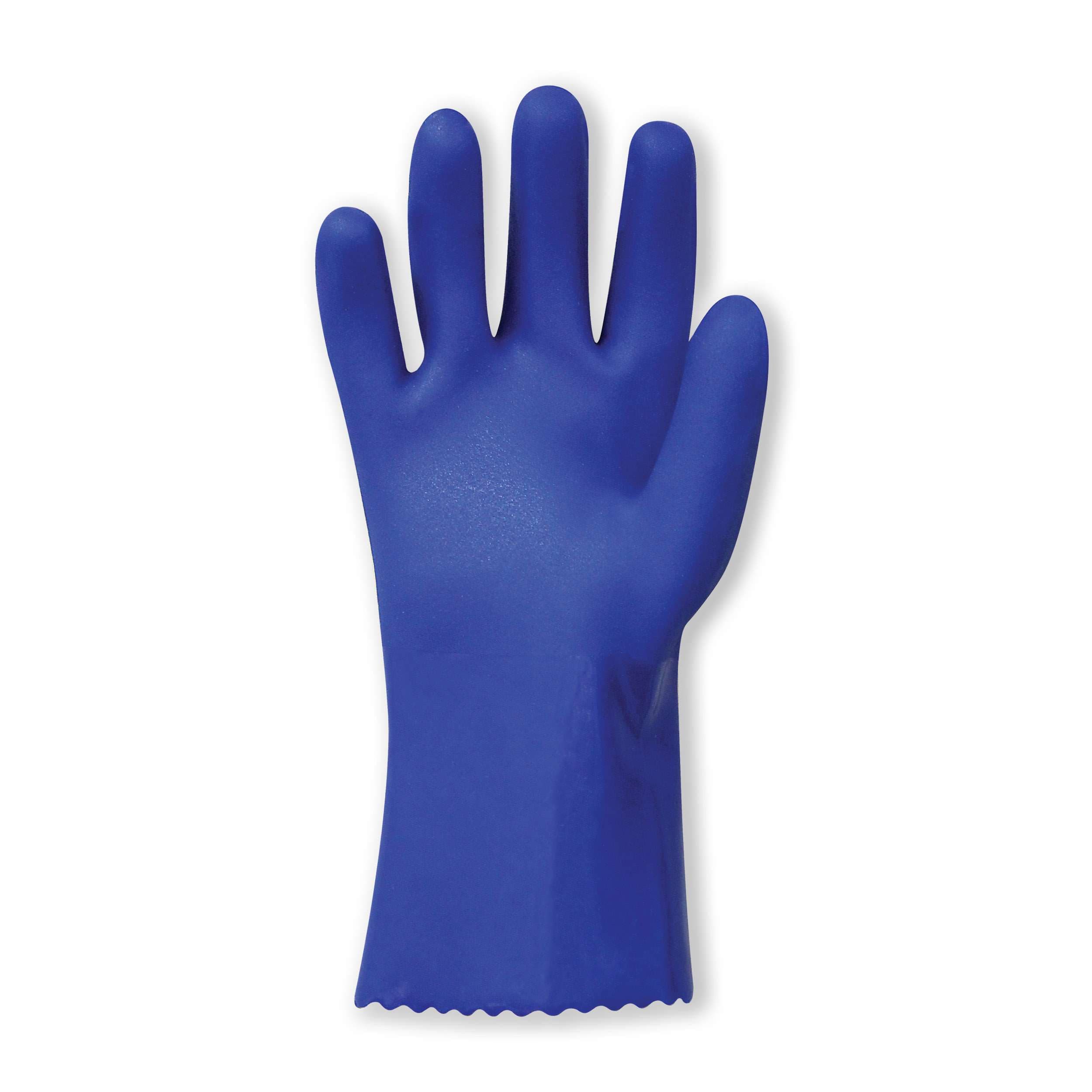 Bastion Pvc  300Mm  -  Blue -  Double Dipped Gloves_1