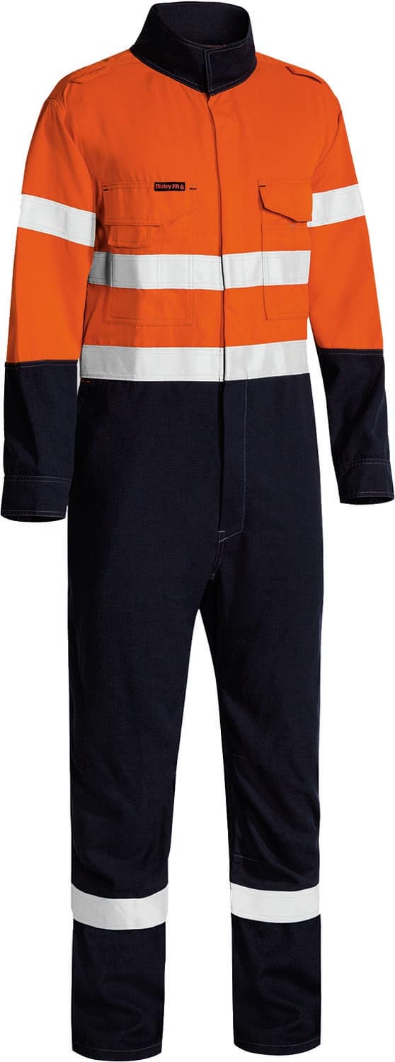 Bisley TenCate Tecasafe® Plus 580 Taped Hi Vis Lightweight FR Coverall