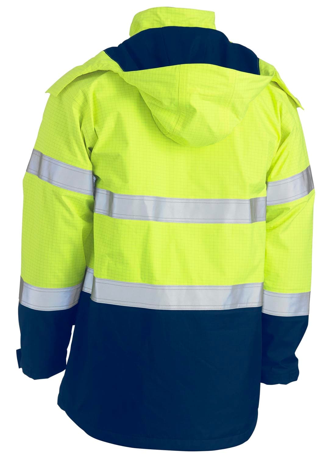 Bisley Taped Hi Vis FR Wet Weather Shell Jacket_3