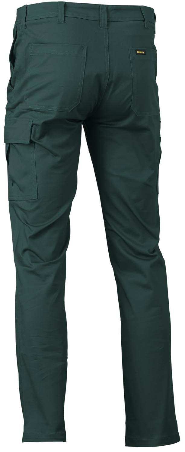 Bisley Stretch Cotton Drill Cargo Pants - White 107 ST_4