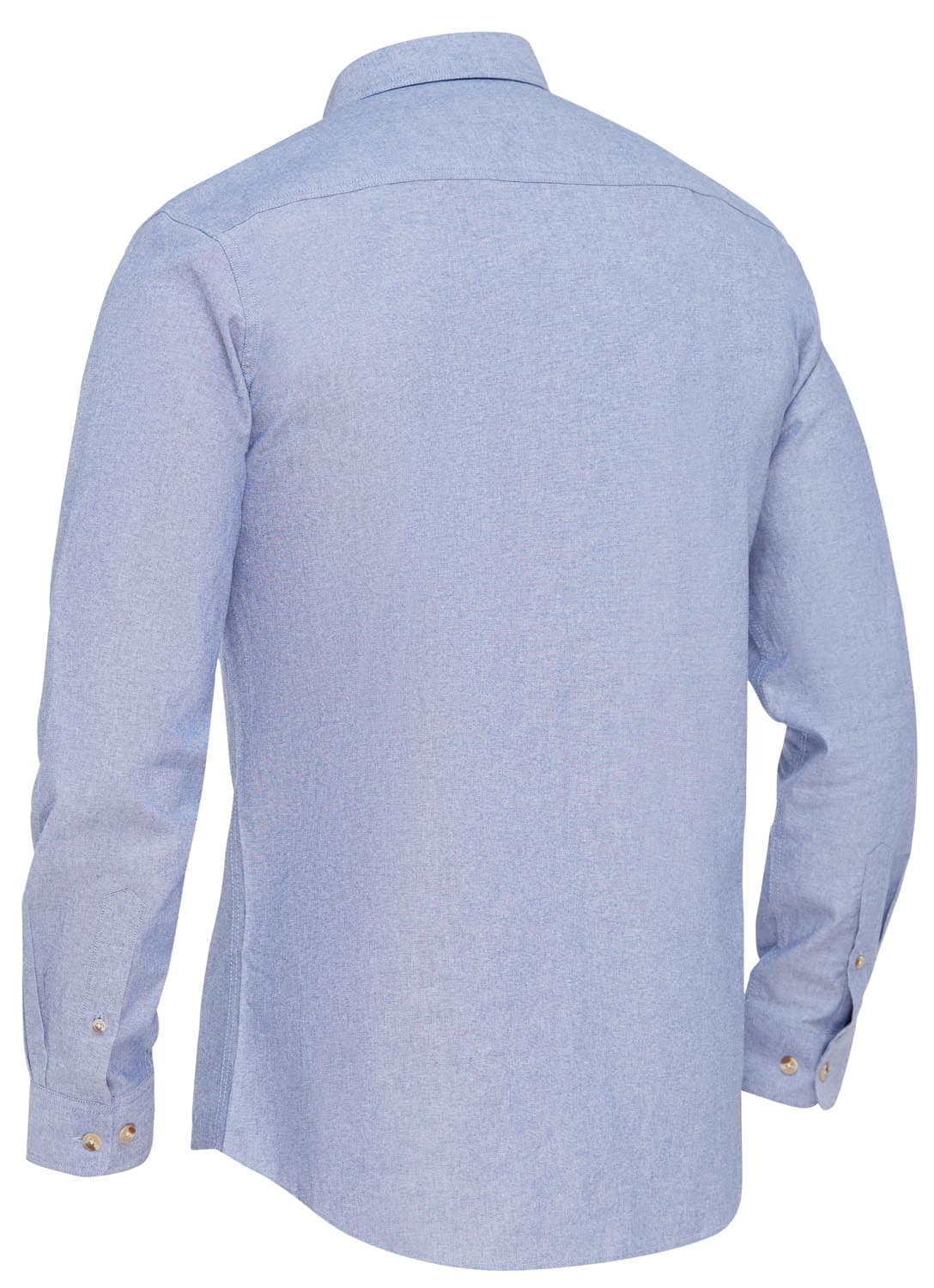 Bisley Mens Long Sleeve Chambray Shirt_1