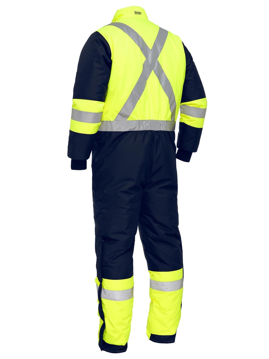 Bisley X Taped Two Tone Hi Vis Freezer Coverall_1