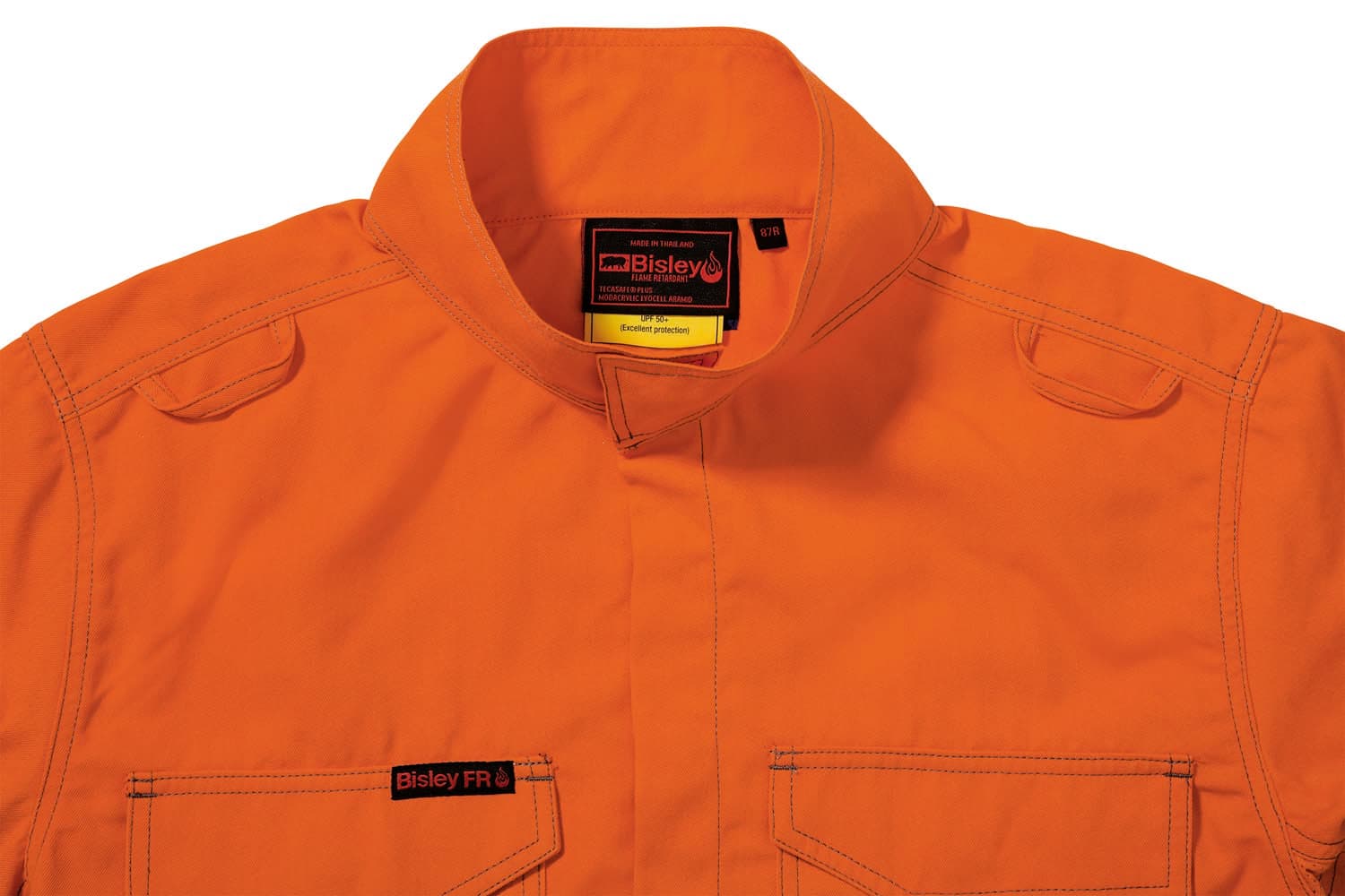 Bisley TenCate Tecasafe® Plus 700 Taped Hi Vis FR Vented Coverall_4