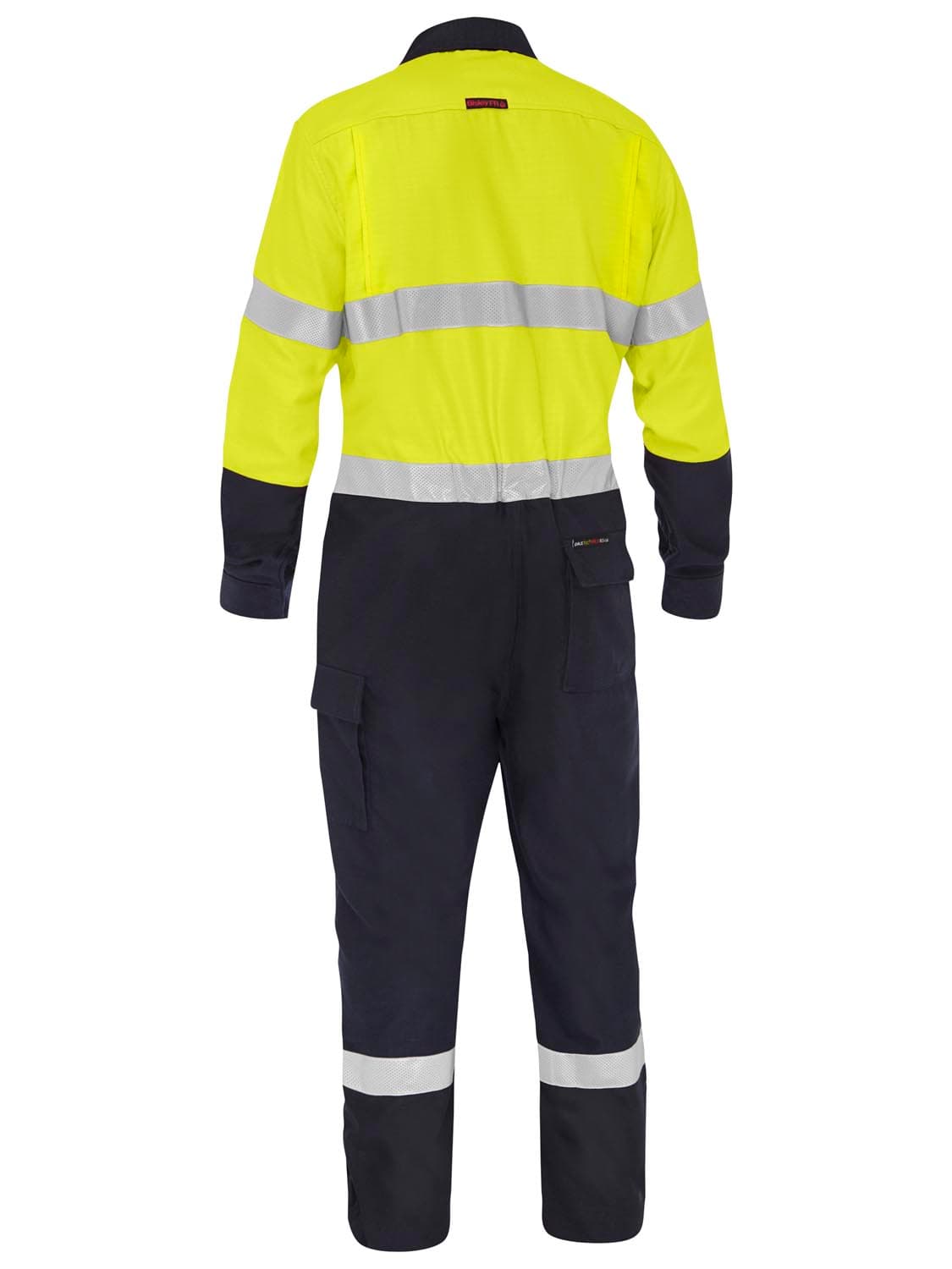 Bisley Apex 185/240 Taped Hi Vis FR Ripstop Vented Coverall_1