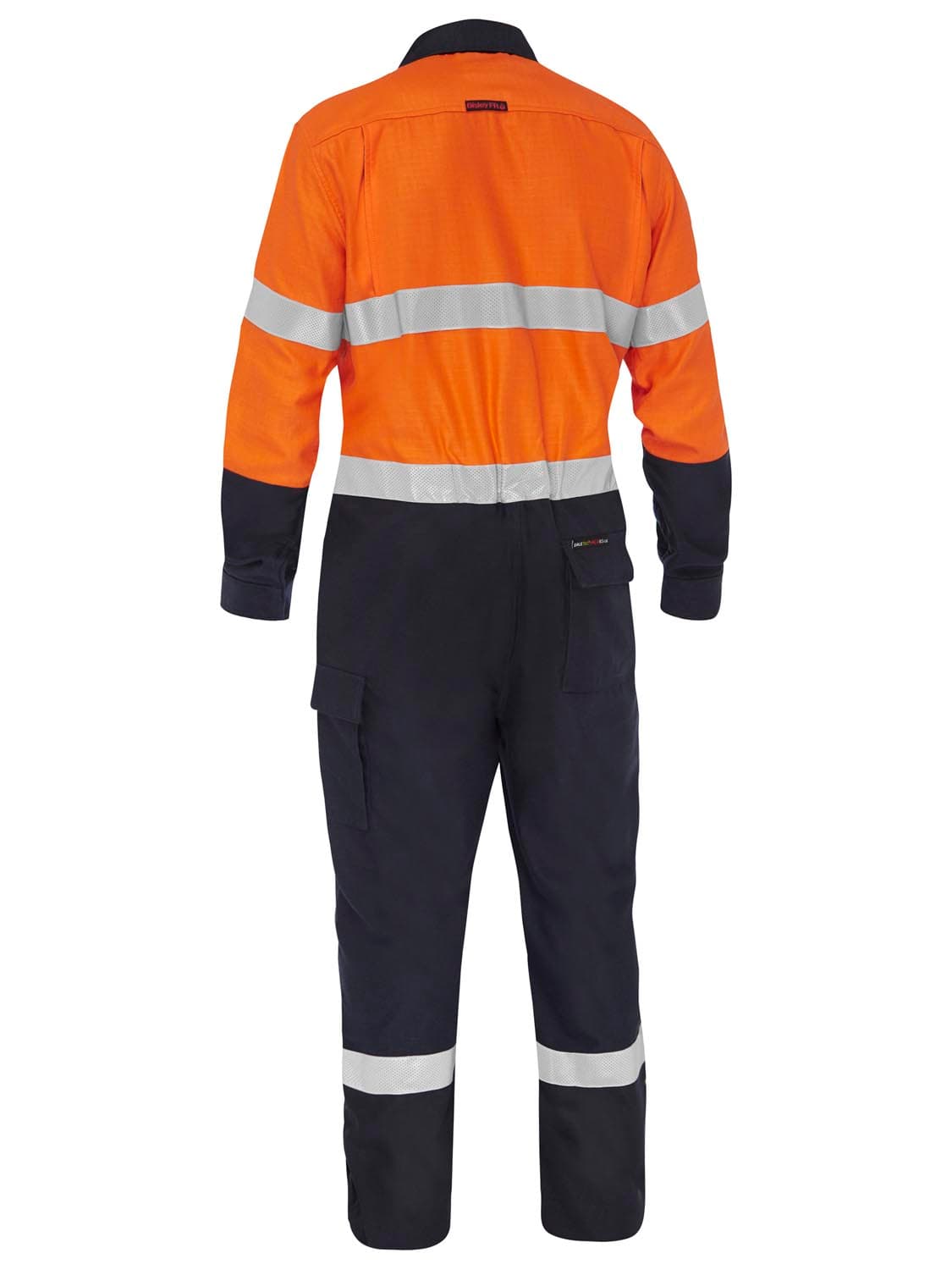 Bisley Apex 185/240 Taped Hi Vis FR Ripstop Vented Coverall_3