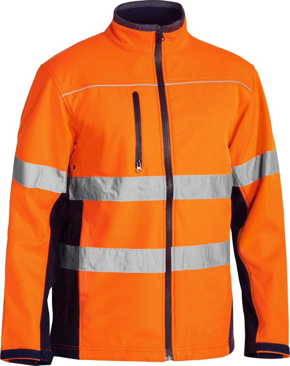 Bisley Taped Hi Vis Soft Shell Jacket_8