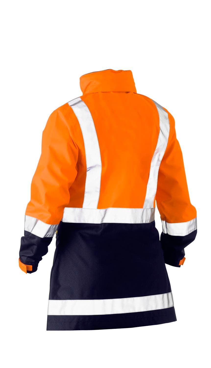 Bisley Women's H Taped Two Tone Hi Vis Rain Jacket_8