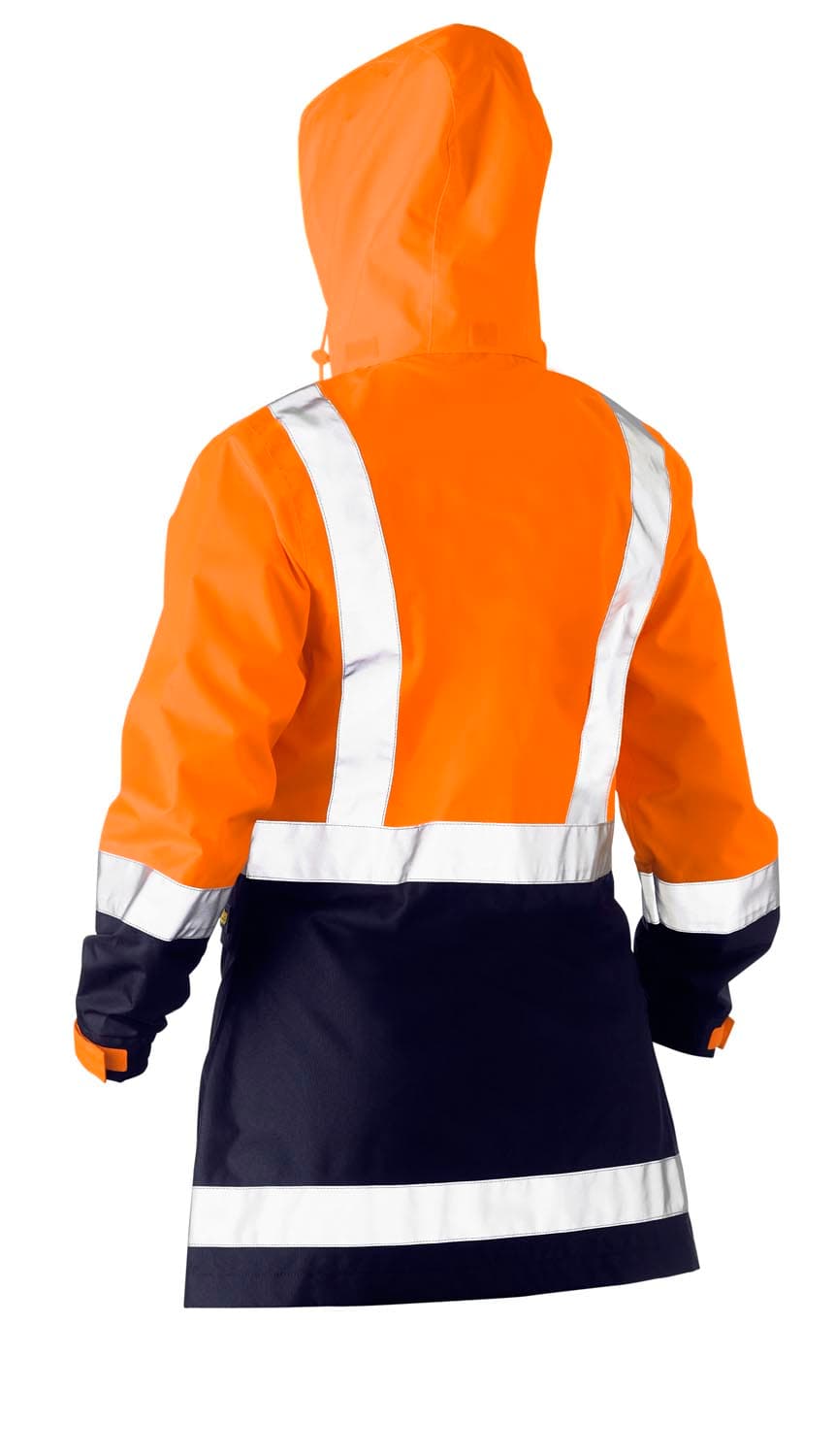 Bisley Women's H Taped Two Tone Hi Vis Rain Jacket_10