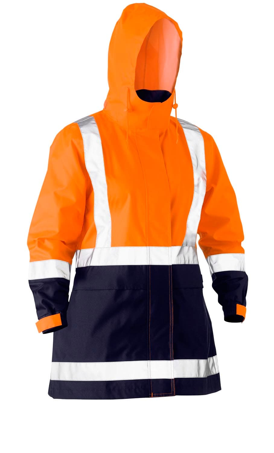 Bisley Women's H Taped Two Tone Hi Vis Rain Jacket_14