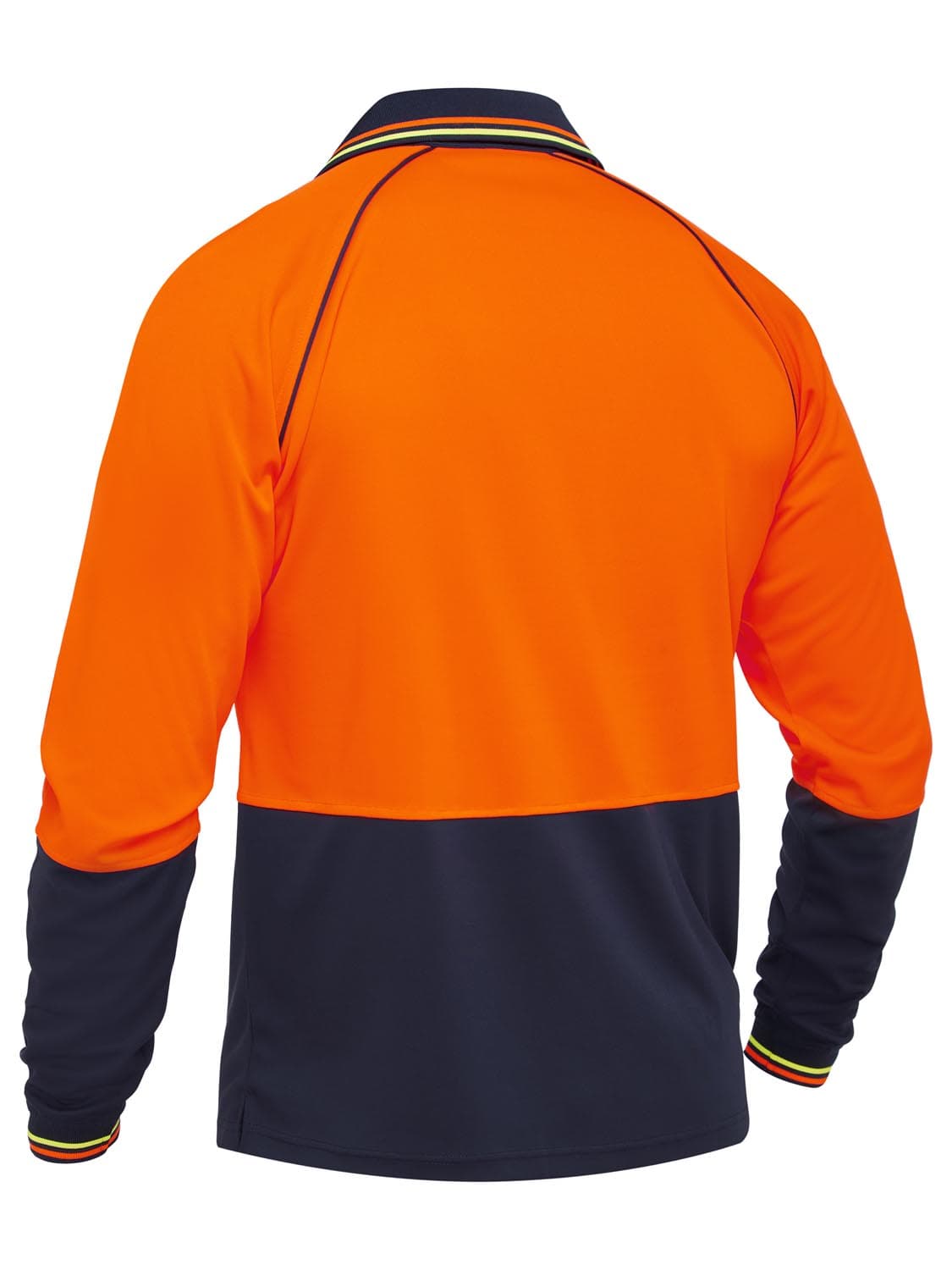 Bisley Bisley Recycle Two Tone Hi Vis Long Sleeve Polo_3