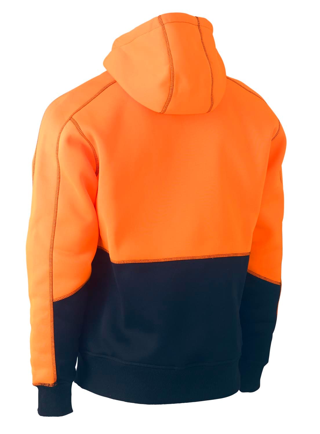 Bisley Hi Vis Fleece Hoodie Pullover_3