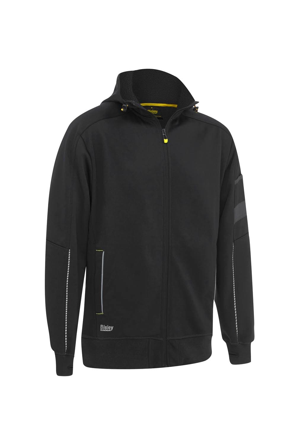 Bisley Work Fleece Zip-Front Hoodie with Sherpa Lining_2