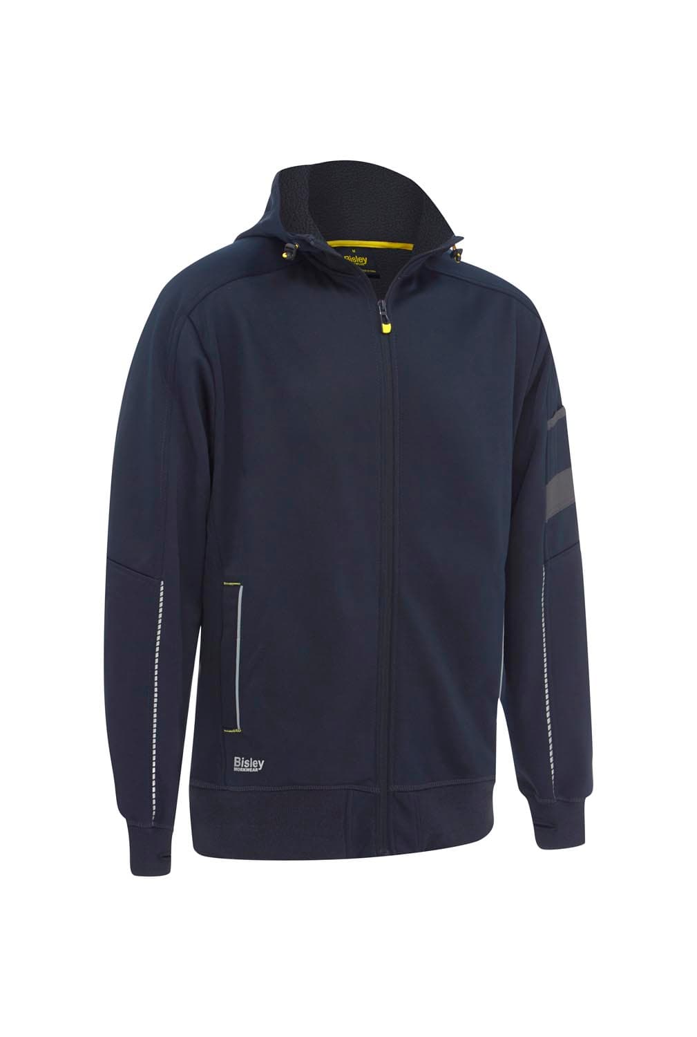 Bisley Work Fleece Zip-Front Hoodie with Sherpa Lining_11