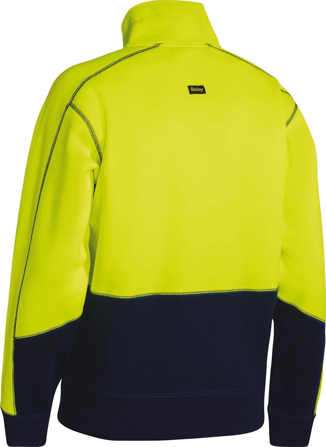 Bisley Hi Vis Fleece 1/4 Zip Pullover_1