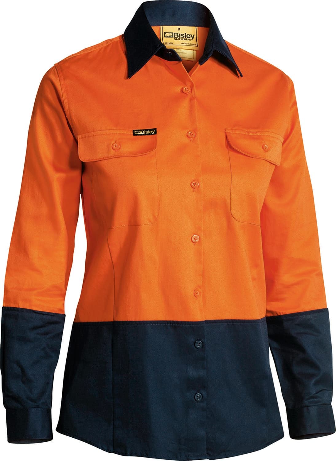 Bisley Women's Hi Vis Drill Shirt_2