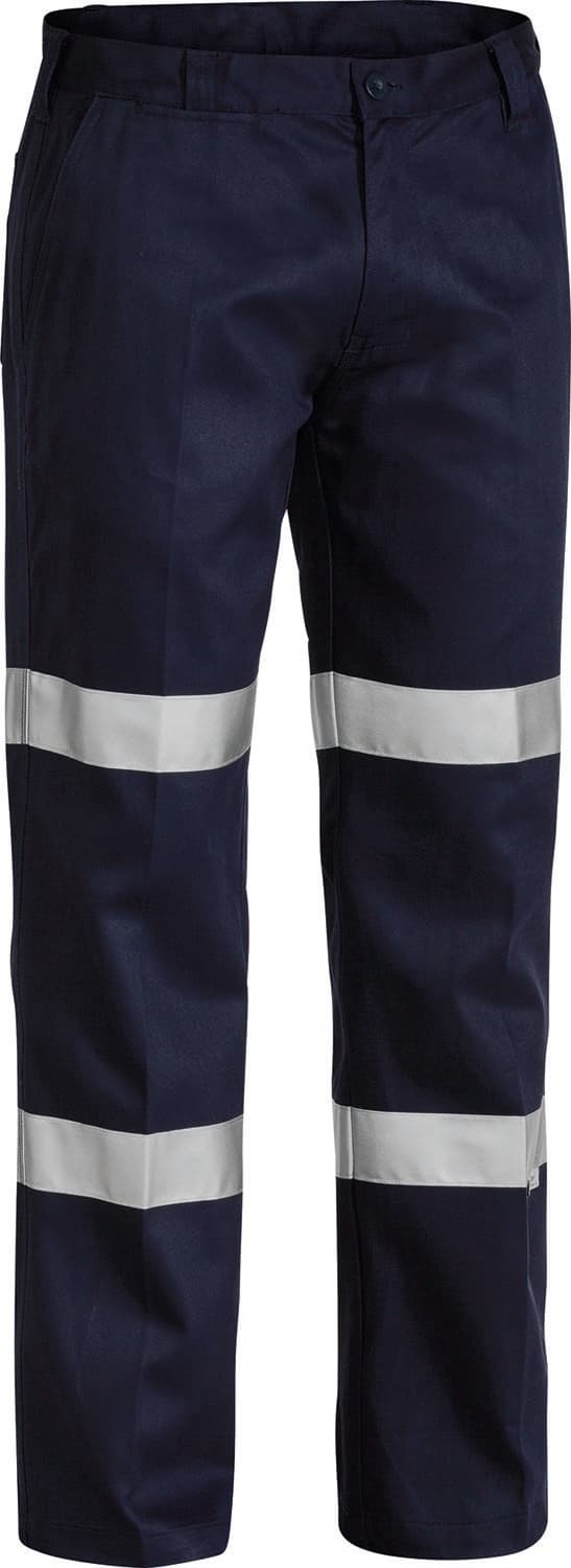 Bisley Taped Biomotion Cotton Drill Work Pants