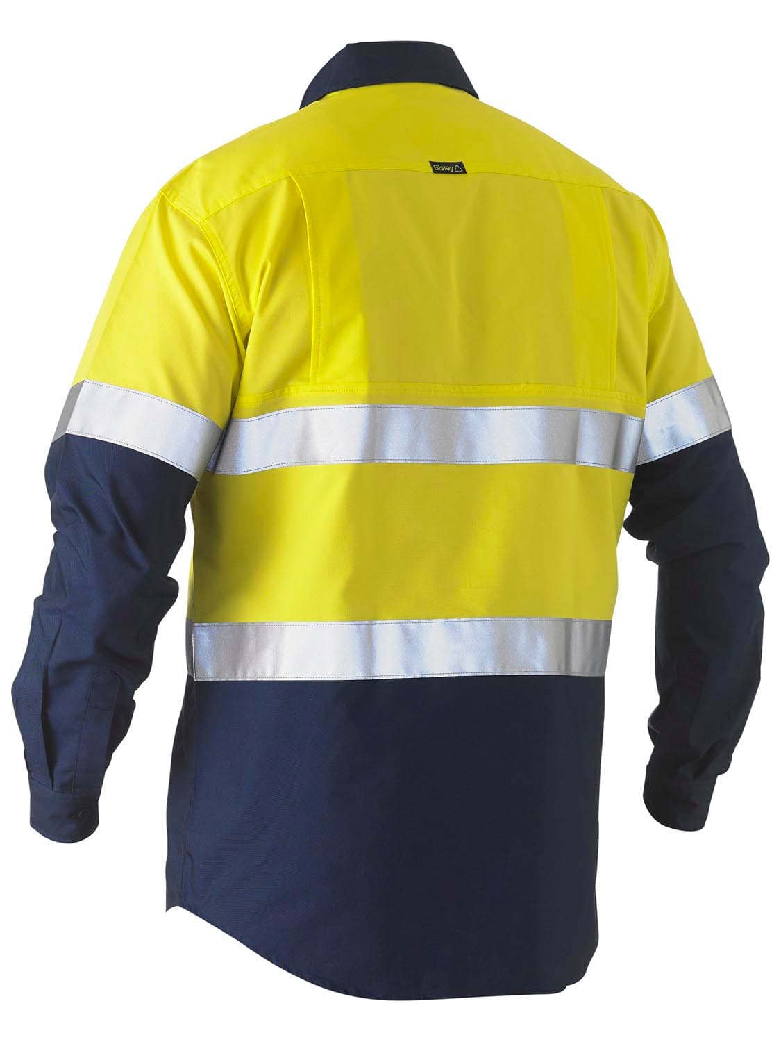 Bisley Bisley Recycle Taped Two Tone Hi Vis Drill Shirt